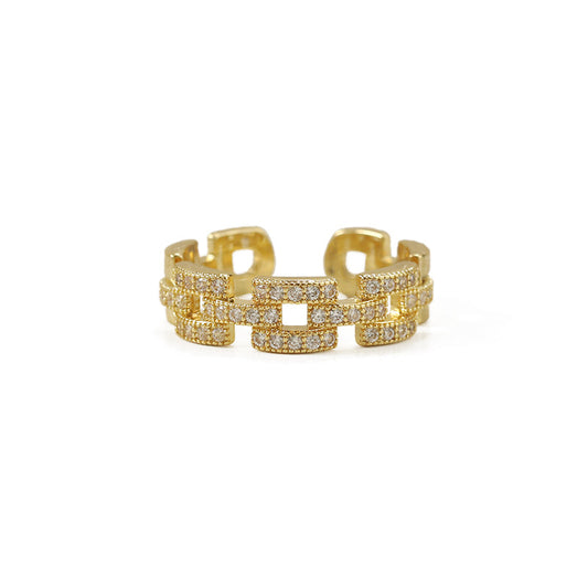 Zircon Chain Ring