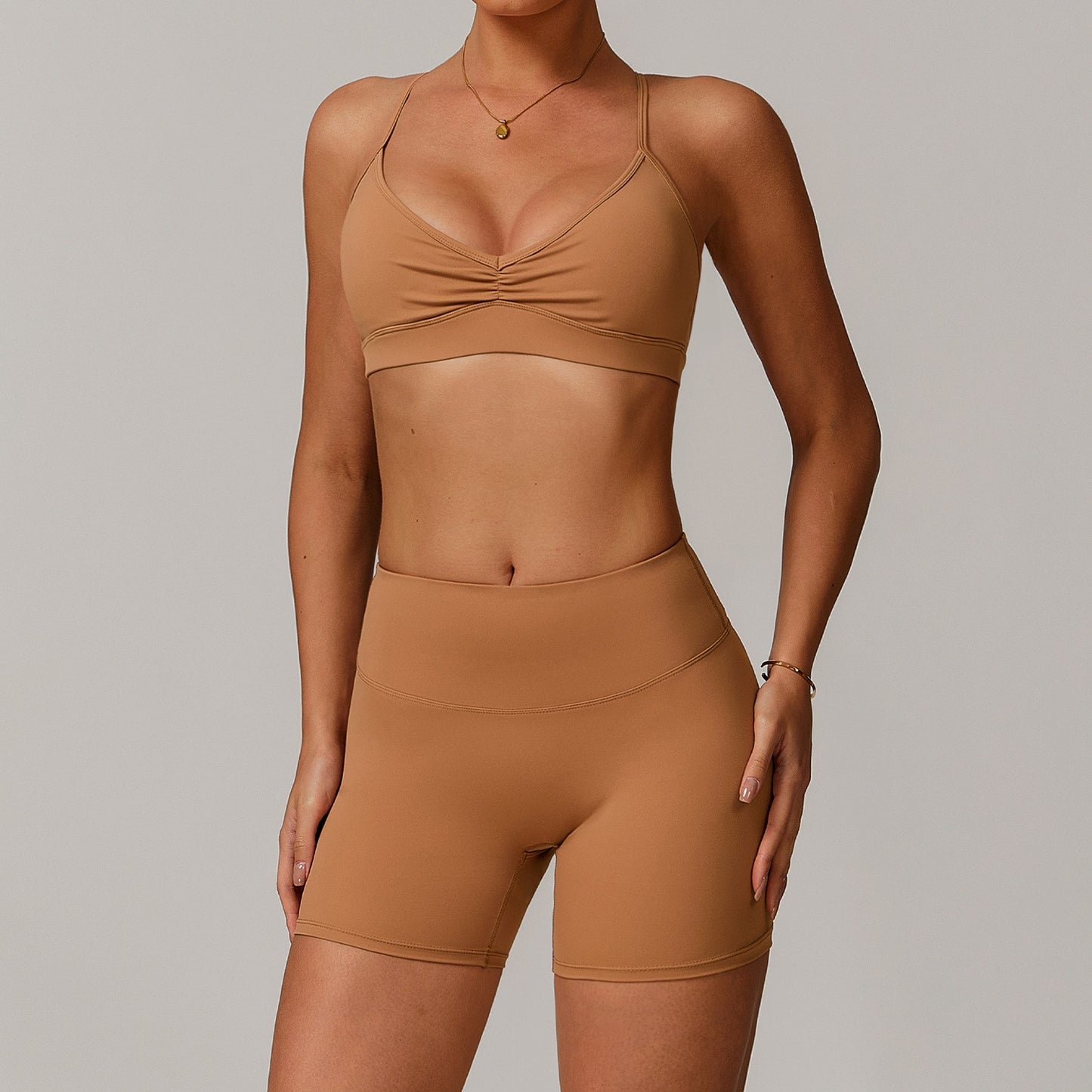 Sports Bra and Shorts Set