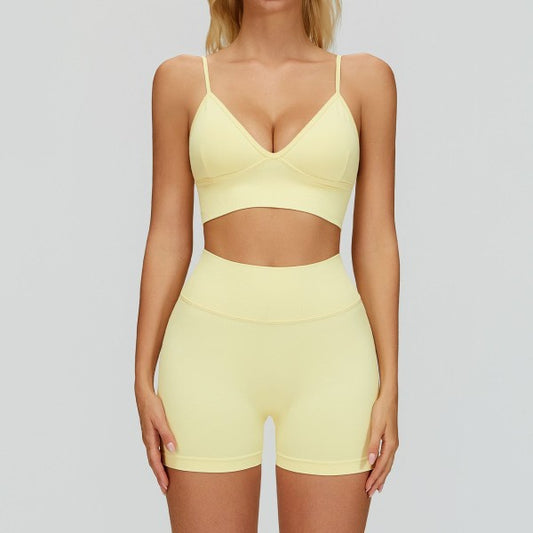 Sculpt Bra and High Waist Shorts Set