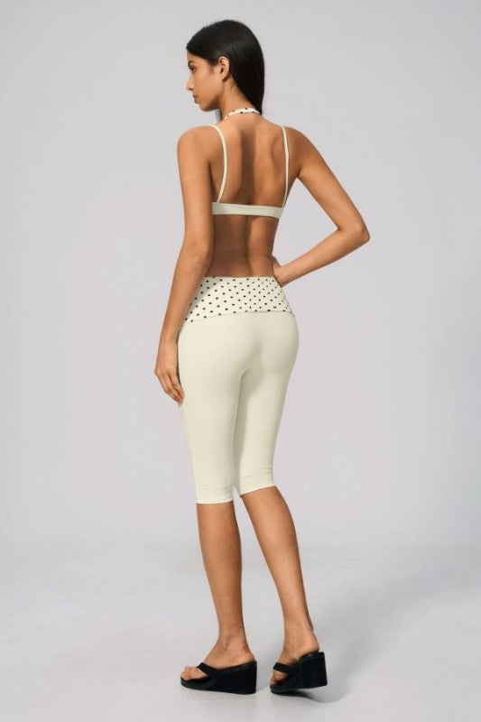 Layered Two Tone Cami & 7/8 Pants Set