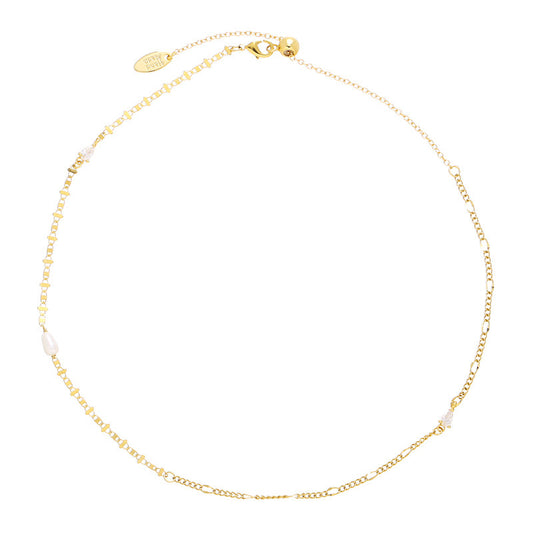 Dainty Pearl Adjustable Necklace