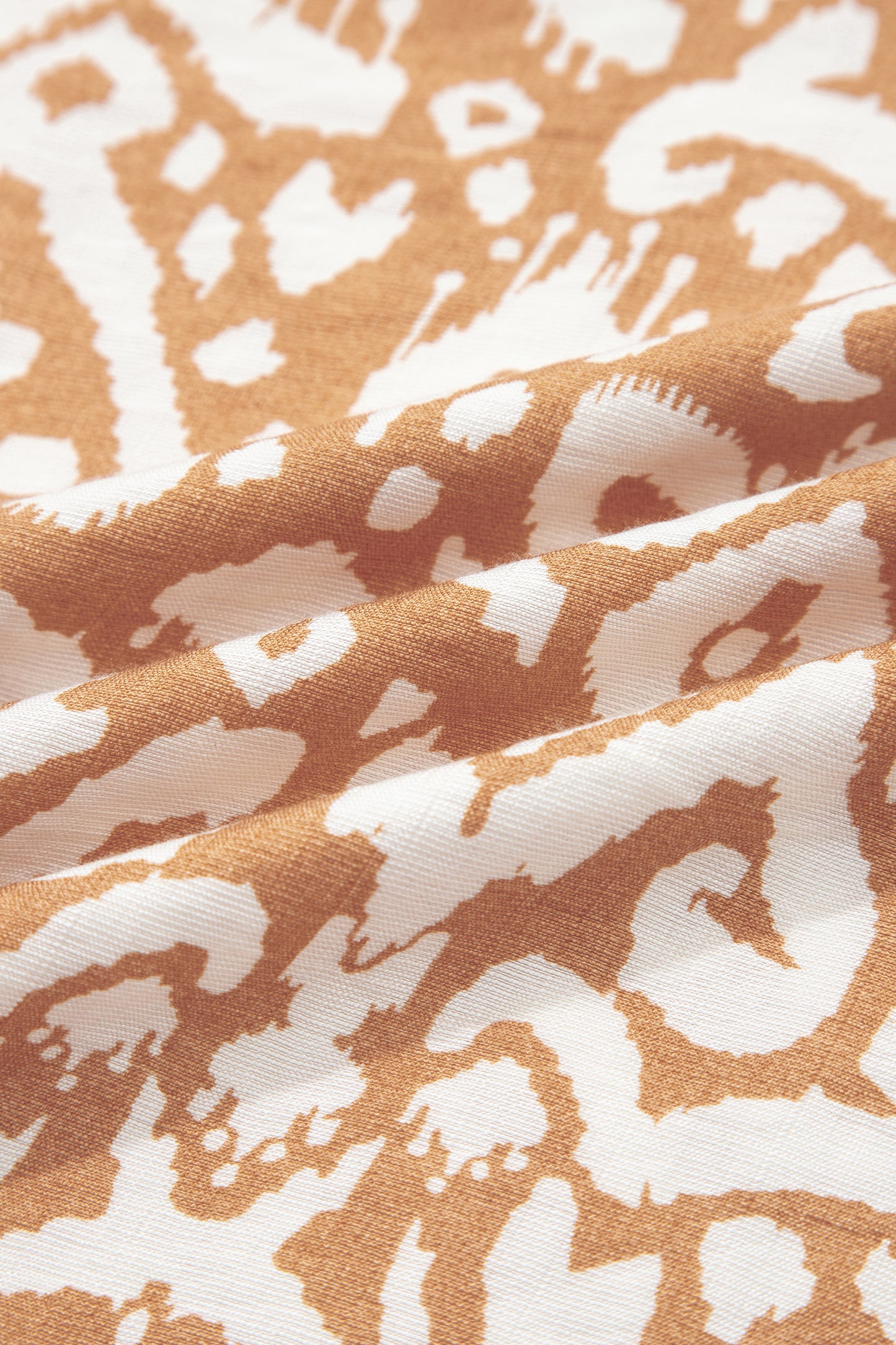 Khaki Western Fashion Print Striped Color Block Patchwork Shift Mini Dress