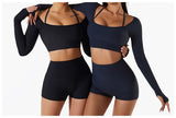 Sculpt Square Neck Two Piece Workout Set