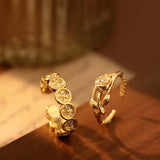 Rose and Star Ring Duo