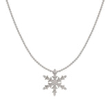 Snowflake Zircon Necklace