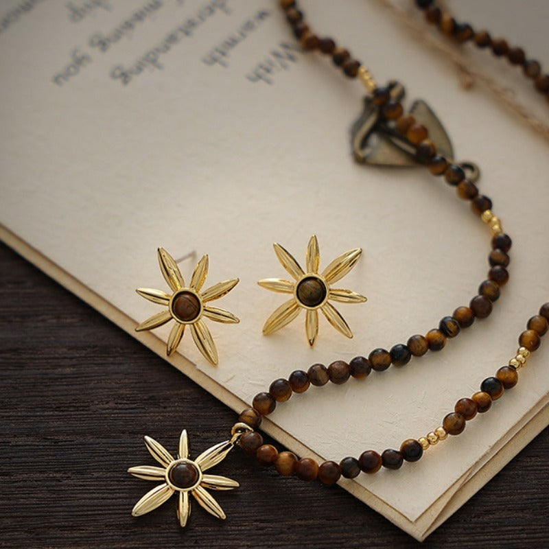 Aspen Boho Necklace and Earrings