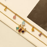 Vibrant Gemstone Zircon Pendant Necklace