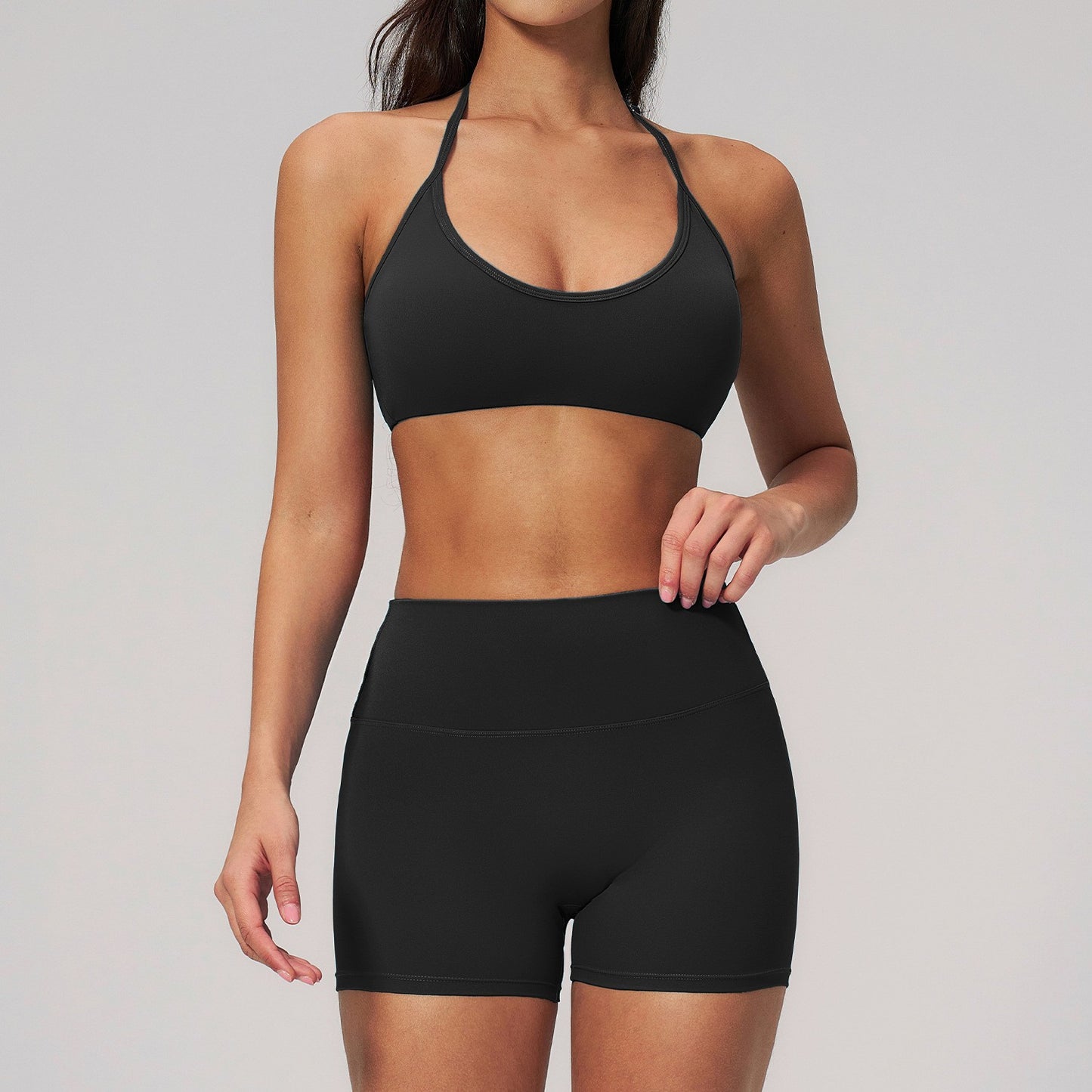 Sports Bra and Shorts Set