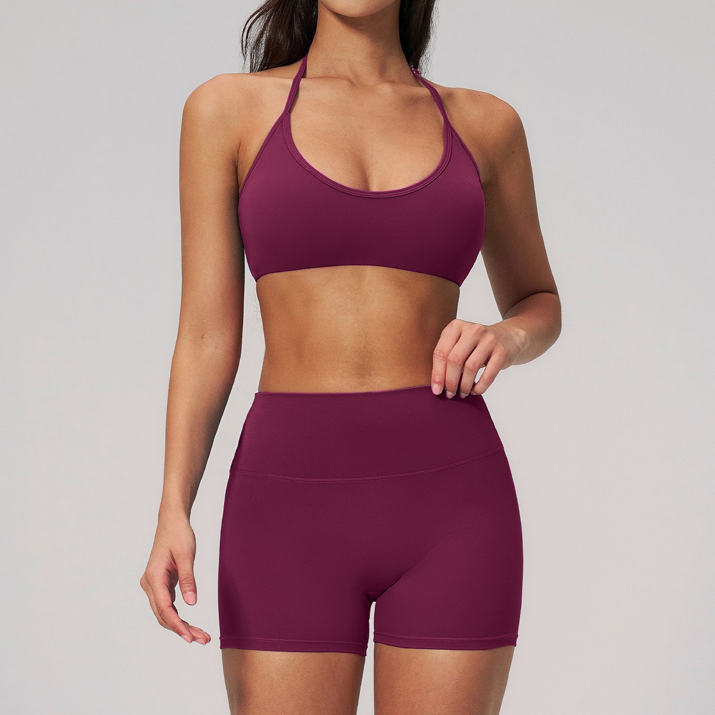 Sports Bra and Shorts Set