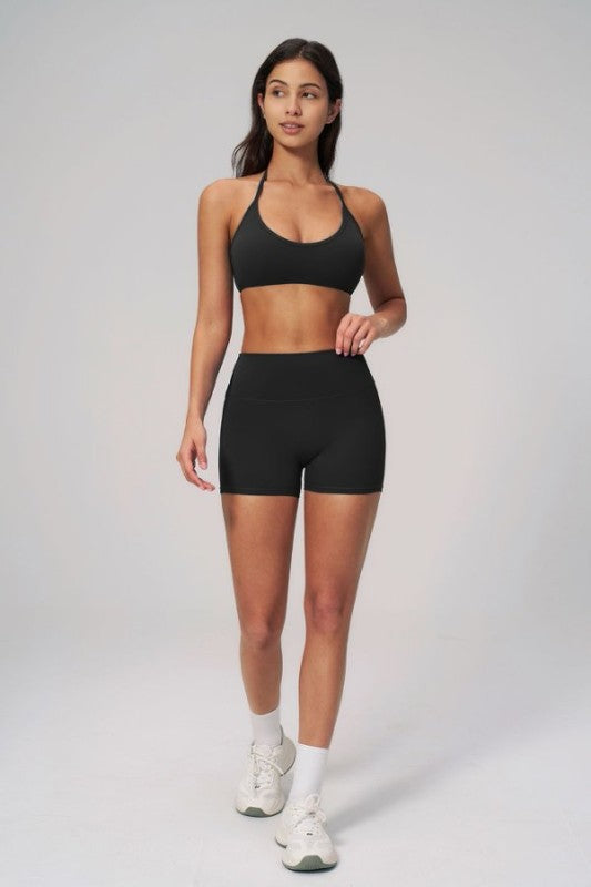 Sports Bra and Shorts Set