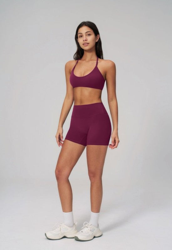 Sports Bra and Shorts Set
