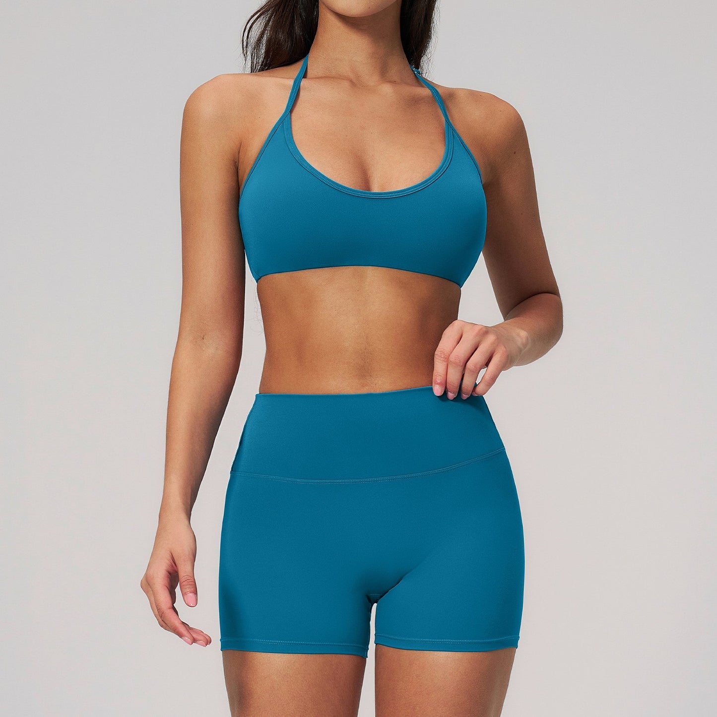 Sports Bra and Shorts Set