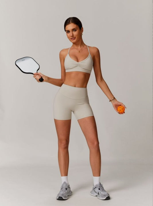 Sports Bra and Shorts Set