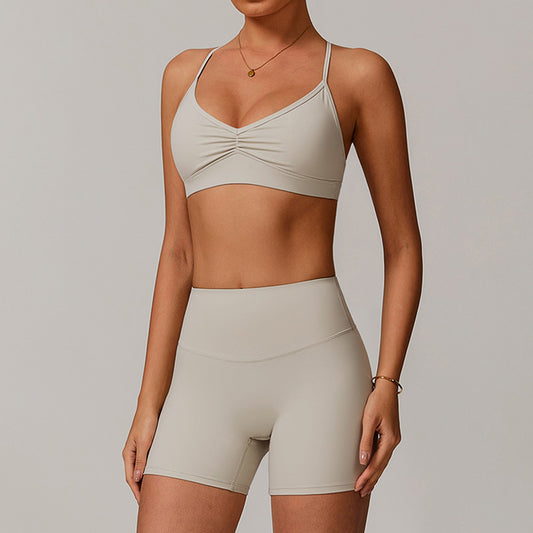 Sports Bra and Shorts Set