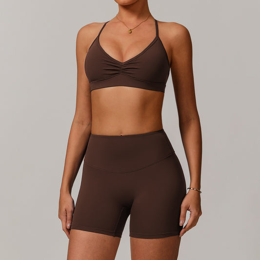 Sports Bra and Shorts Set