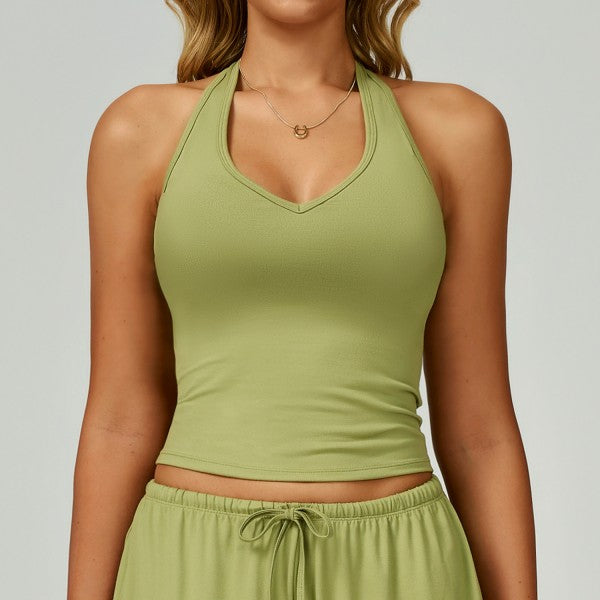 Fitness U-Neck Tank Top