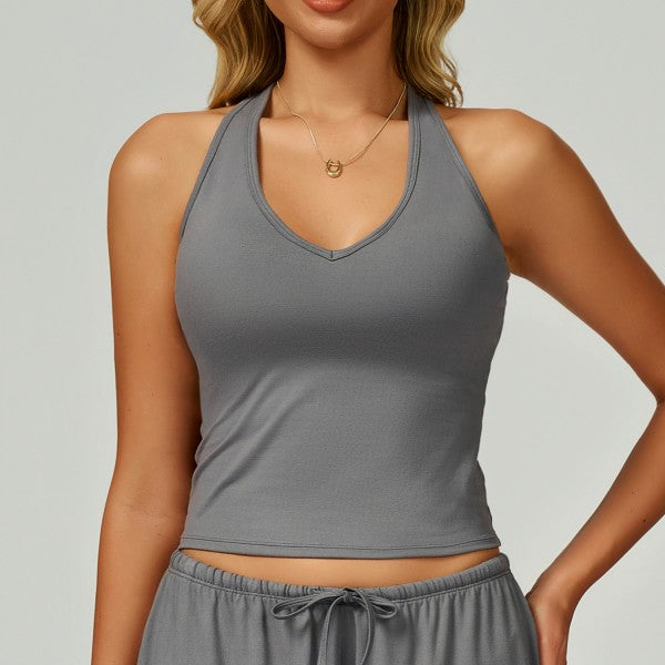 Fitness U-Neck Tank Top