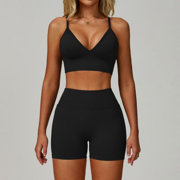 Sculpt Bra and High Waist Shorts Set