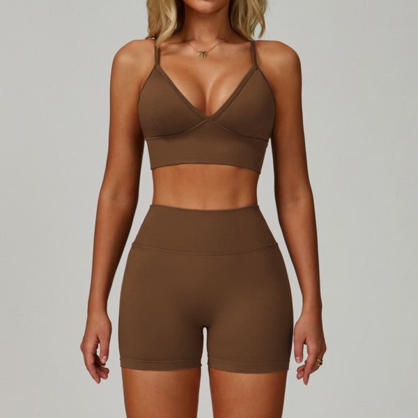Sculpt Bra and High Waist Shorts Set