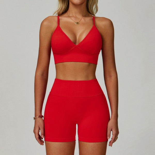 Sculpt Bra and High Waist Shorts Set