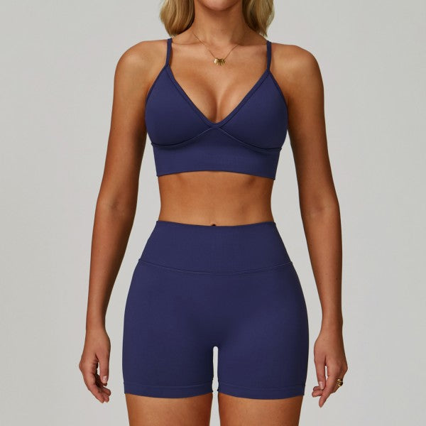 Sculpt Bra and High Waist Shorts Set
