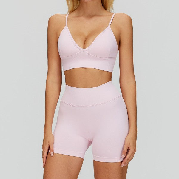 Sculpt Bra and High Waist Shorts Set