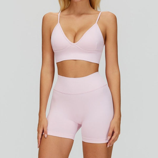 Sculpt Bra and High Waist Shorts Set