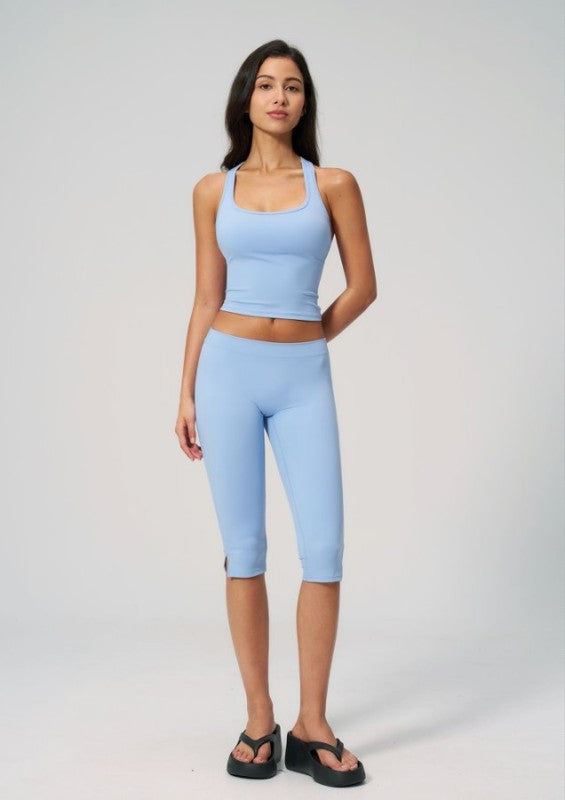 Low-Rise Capri Cropped Leggings