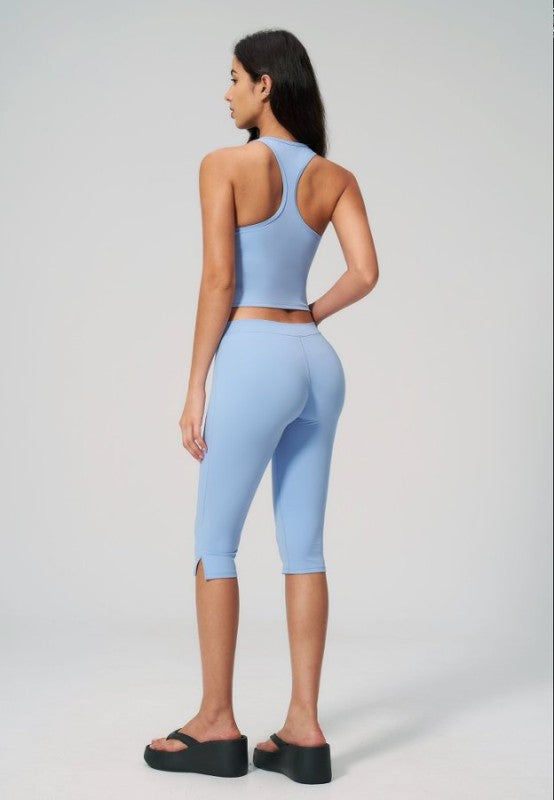 Low-Rise Capri Cropped Leggings