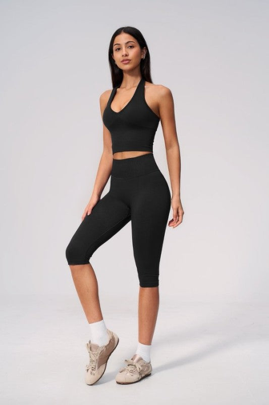 Sporty Tank Top and Capri Pants