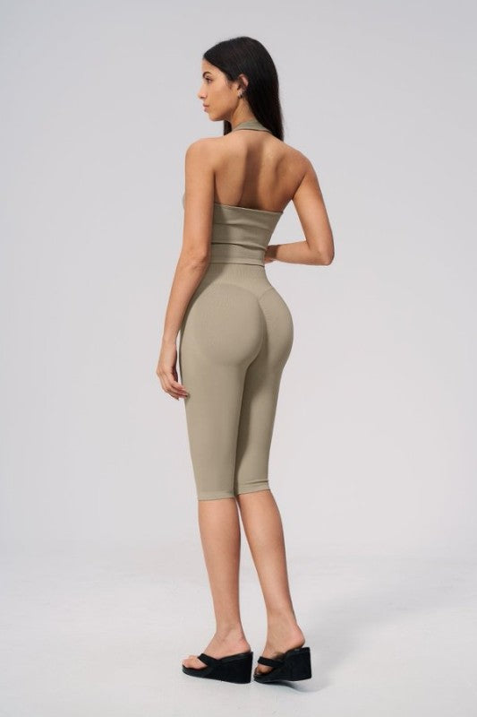 Sporty Tank Top and Capri Pants