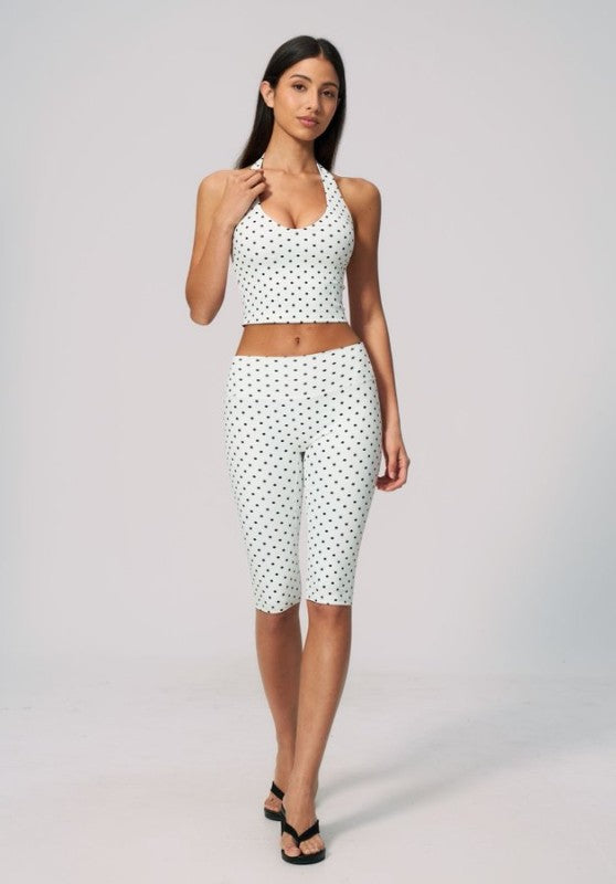 Polka Dot Tank Top and Shorts Set