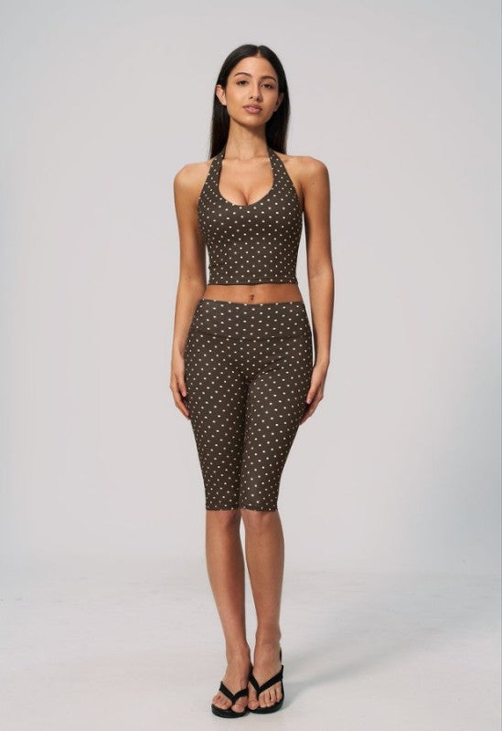 Polka Dot Tank Top and Shorts Set
