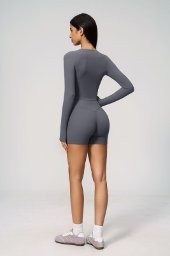 Long Sleeve Top and Shorts Set