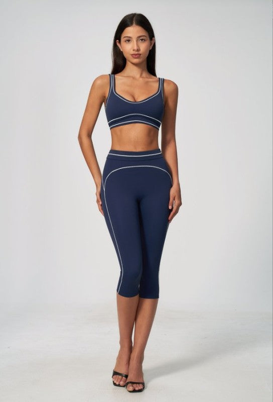 Sporty Bra and Shorts Set
