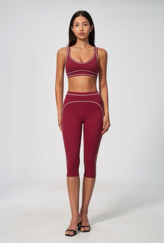 Sporty Bra and Shorts Set