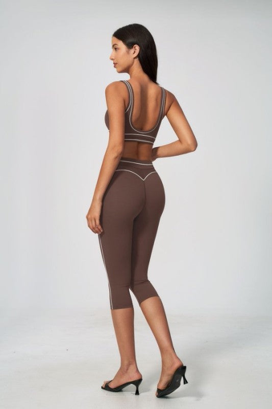 Sporty Bra and Shorts Set