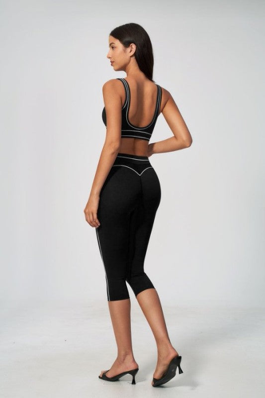 Sporty Bra and Shorts Set