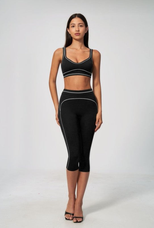 Sporty Bra and Shorts Set