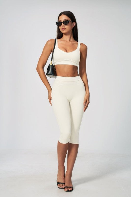 Sporty Bra and Shorts Set