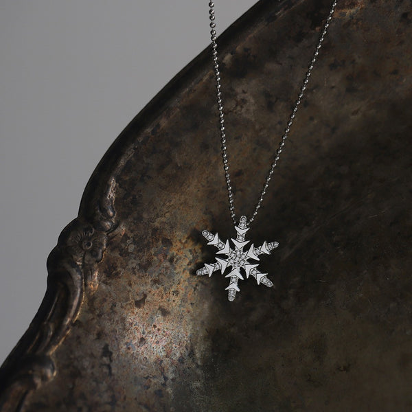 Snowflake Zircon Necklace