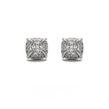 Dazzling Zircon Square Stud Earrings