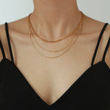 Dainty Chain Necklace Trio