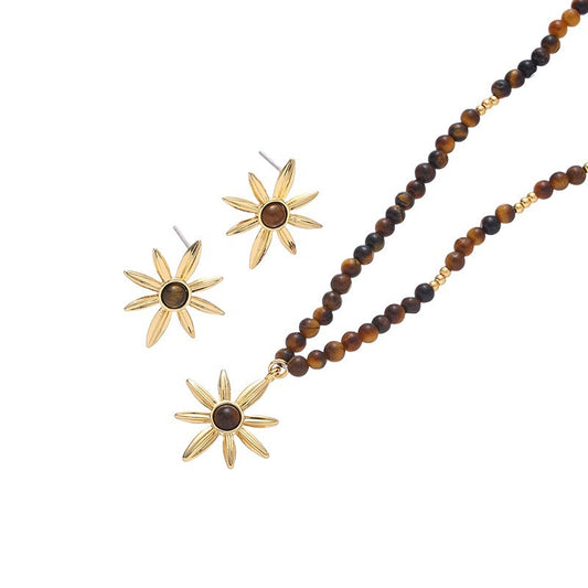 Aspen Boho Necklace and Earrings
