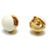 Ivory Sphere Earrings