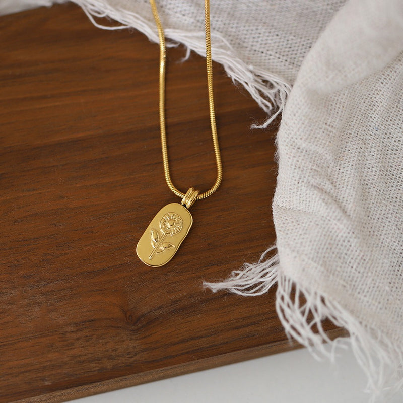 Sunflower In Bloom Necklace