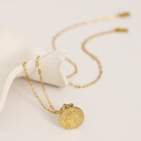 Francaise Vintage Coin Necklace