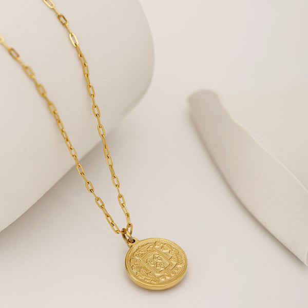 Francaise Vintage Coin Necklace