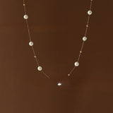 Infinity Pearl Necklace