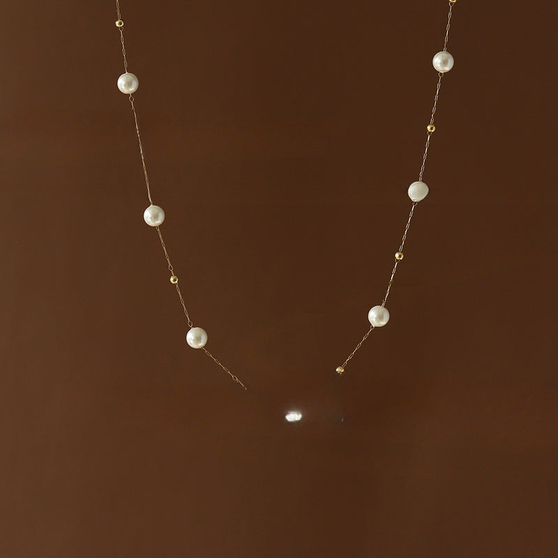 Infinity Pearl Necklace